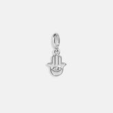 Hamsa Silver Cluster Charm - Hamsa