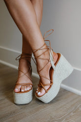 Miya Wrap Up Espadrille-Tan