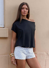 Raeni Off Shoulder Top - Black