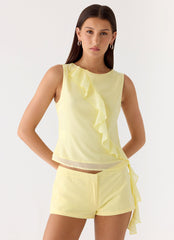Sun Up Top - Yellow
