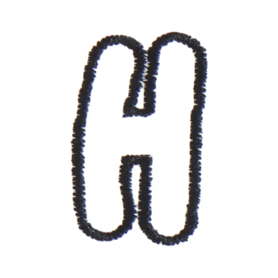 H - Bubble Letter